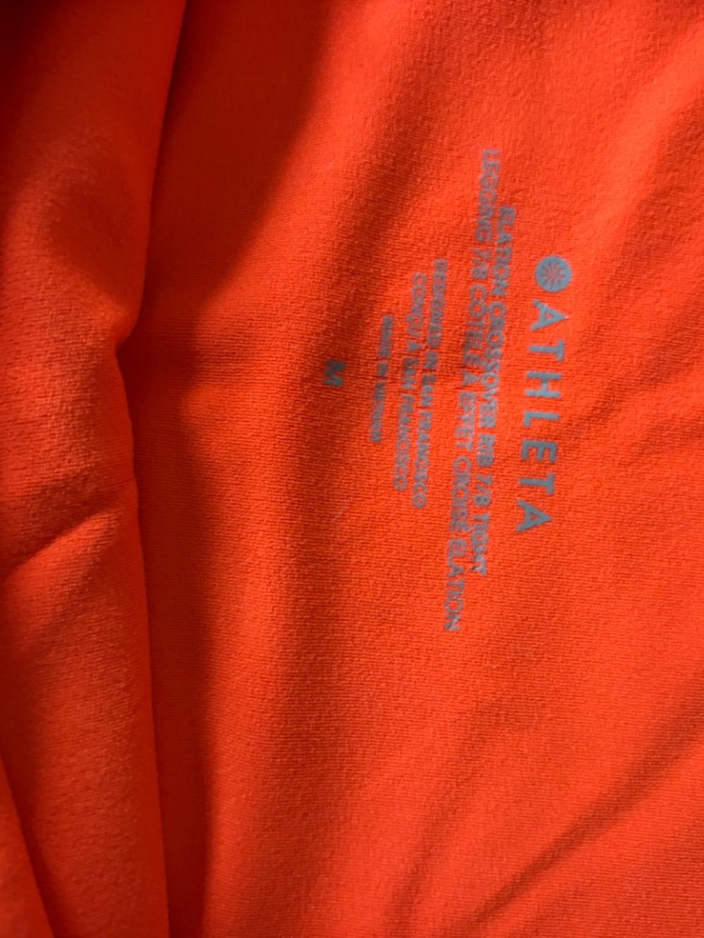 Athleta Ribbed Orange Set - Picture 5 of 16